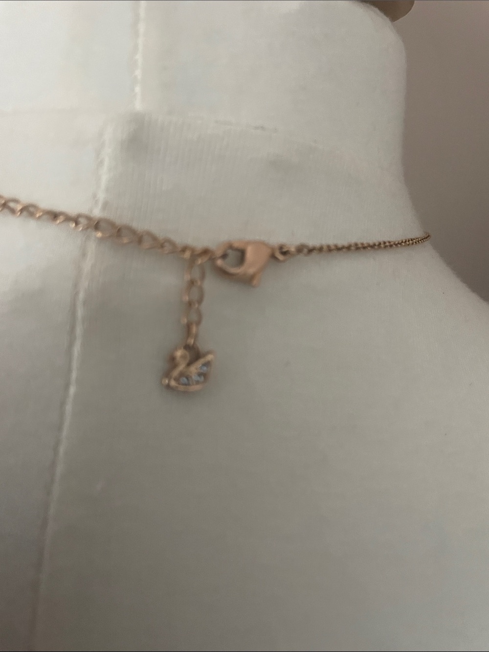 Swarovski Moon & Pearl Pendant Necklace - Silver Crescent with Pearl Accent - Picture 2 of 3
